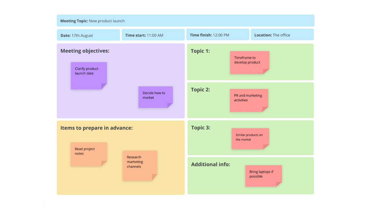 Ayoa | Meeting Agenda template