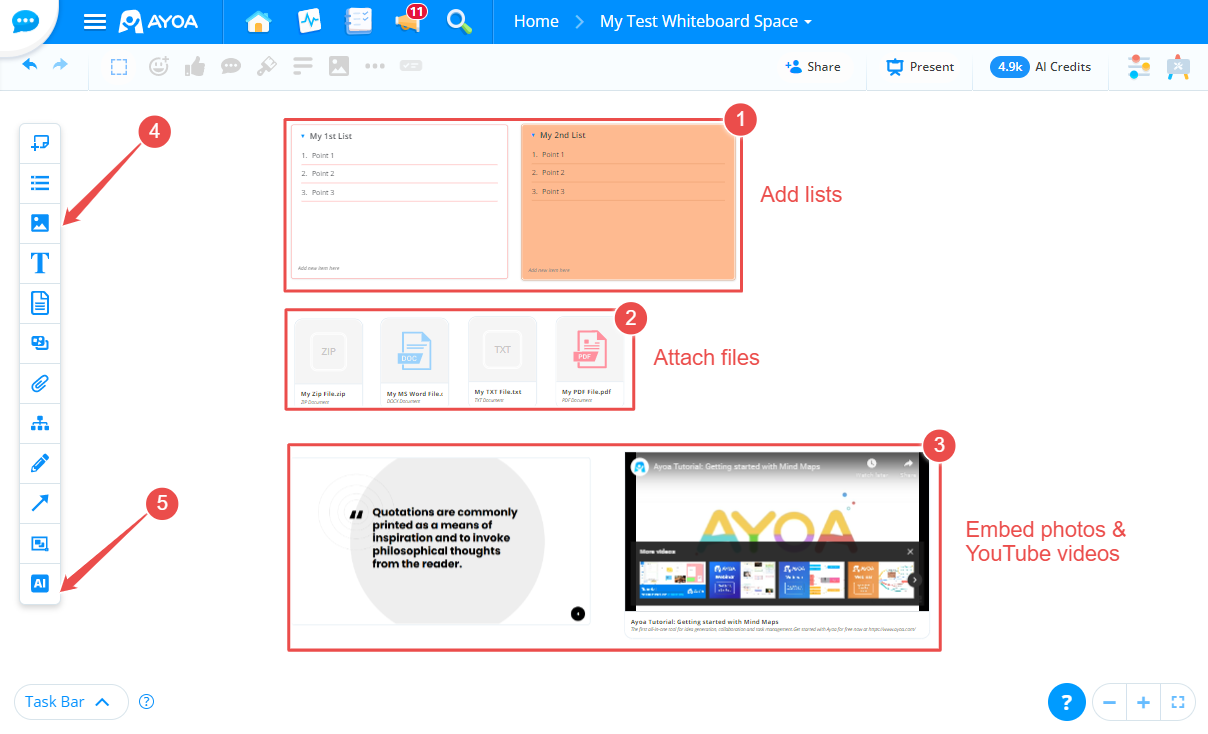 Ayoa's AI powered whiteboards